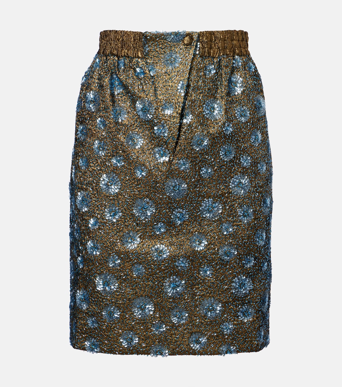 Floral sequined pencil skirt | Jacques Wei