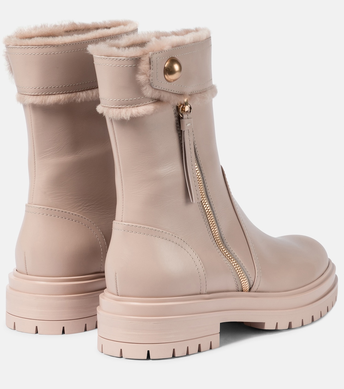 Montreal皮革及踝靴 | Gianvito Rossi