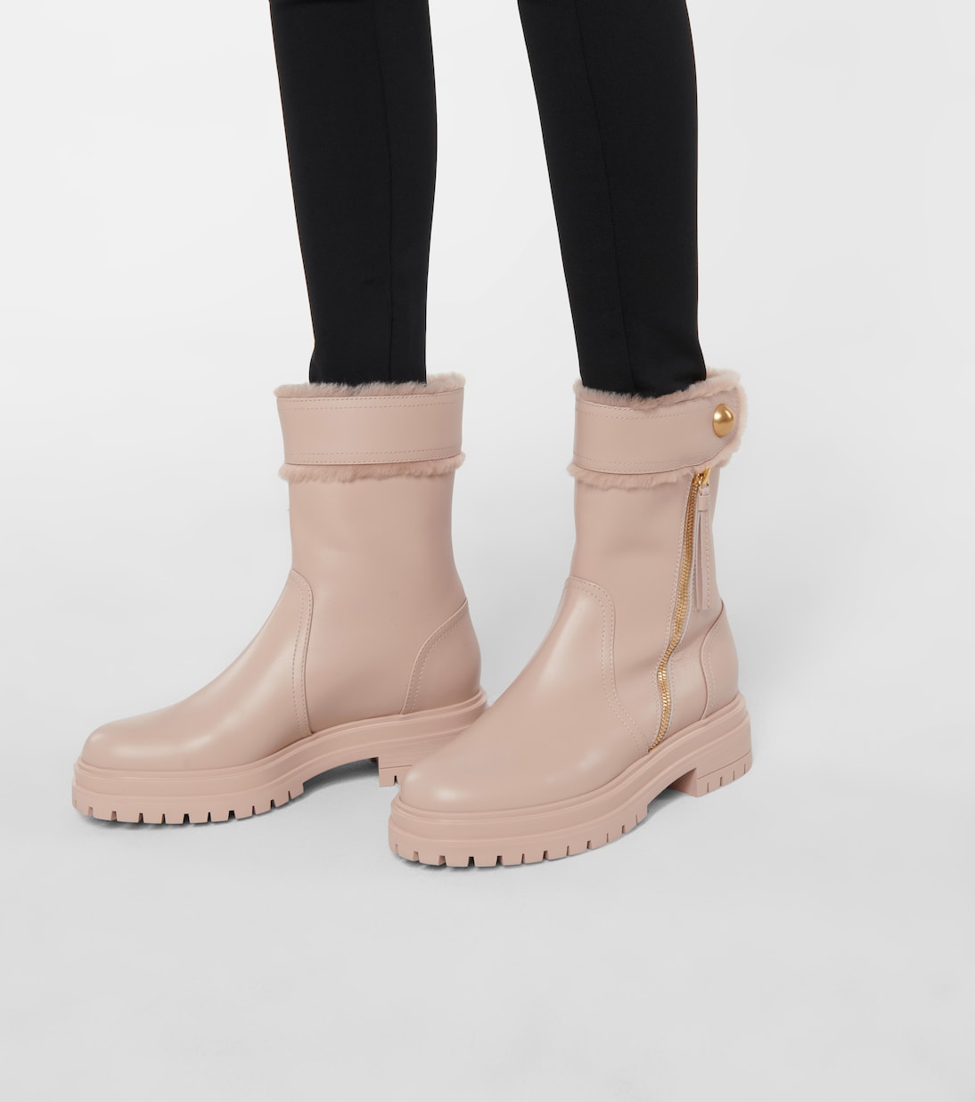 Montreal皮革及踝靴 | Gianvito Rossi