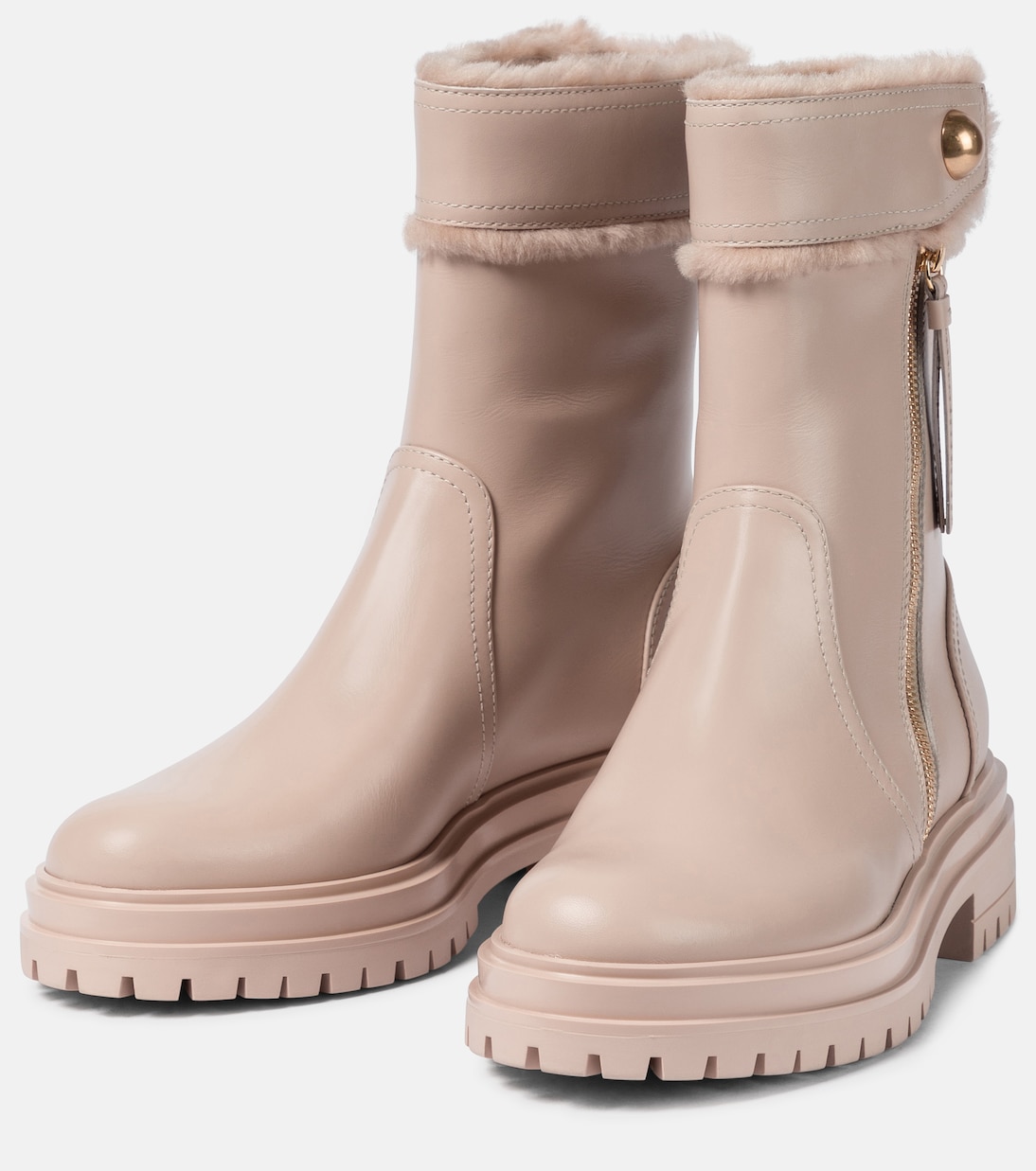 Montreal皮革及踝靴 | Gianvito Rossi