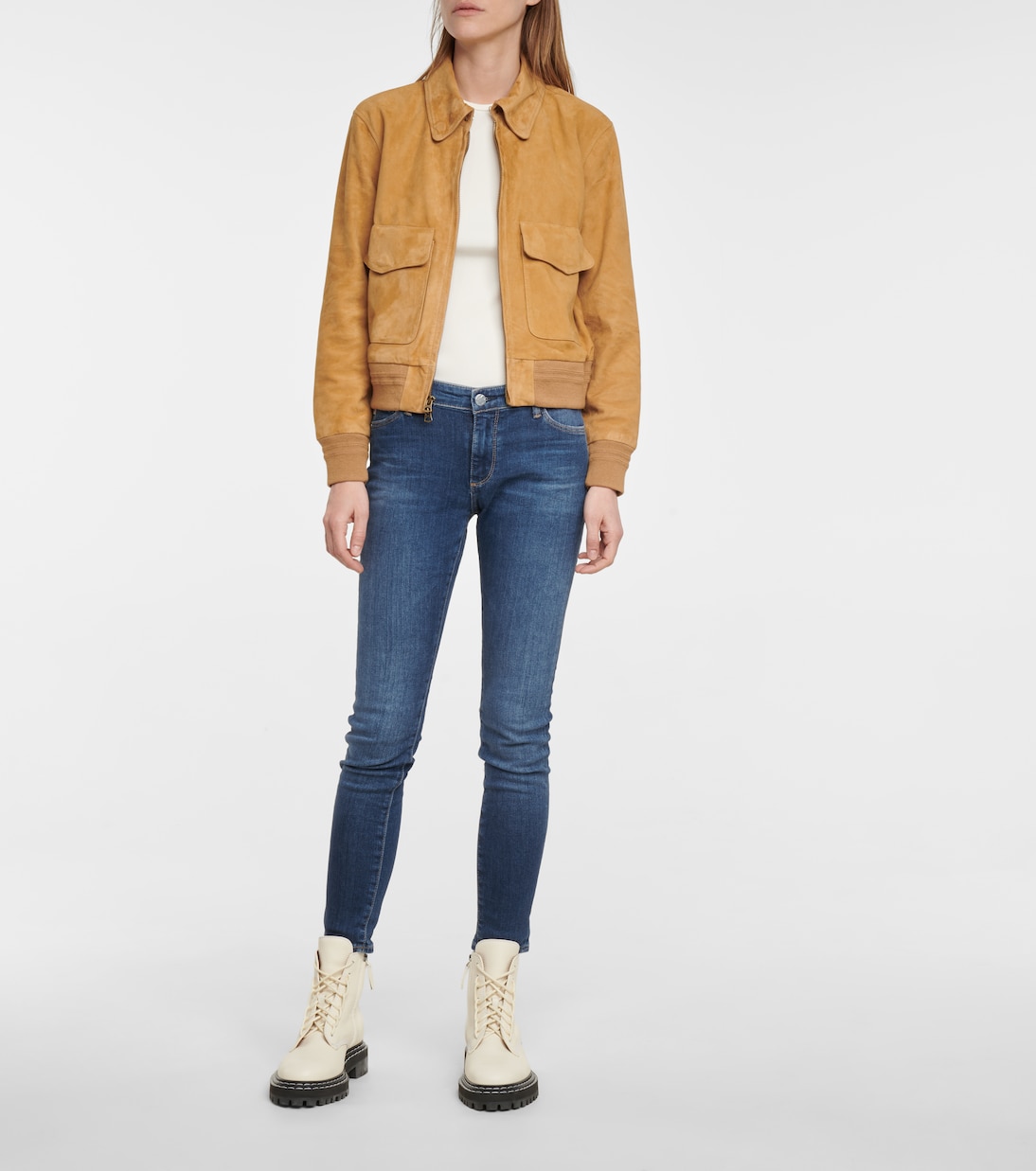 Jeans skinny de talle medio Legging Ankle | AG Jeans