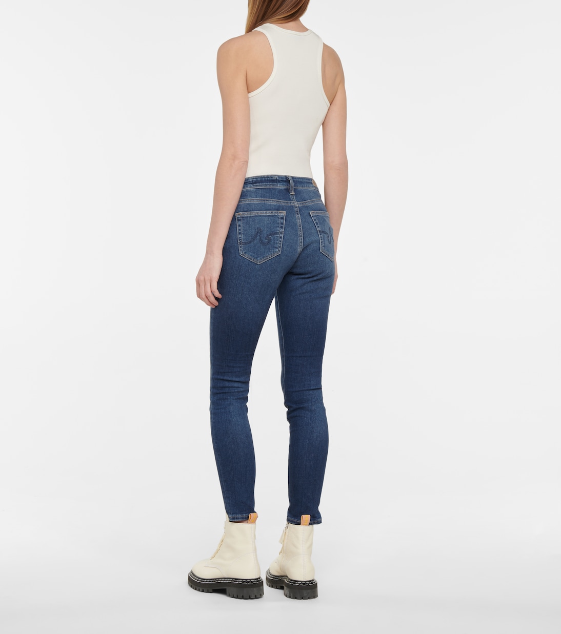 Jeans skinny de talle medio Legging Ankle | AG Jeans