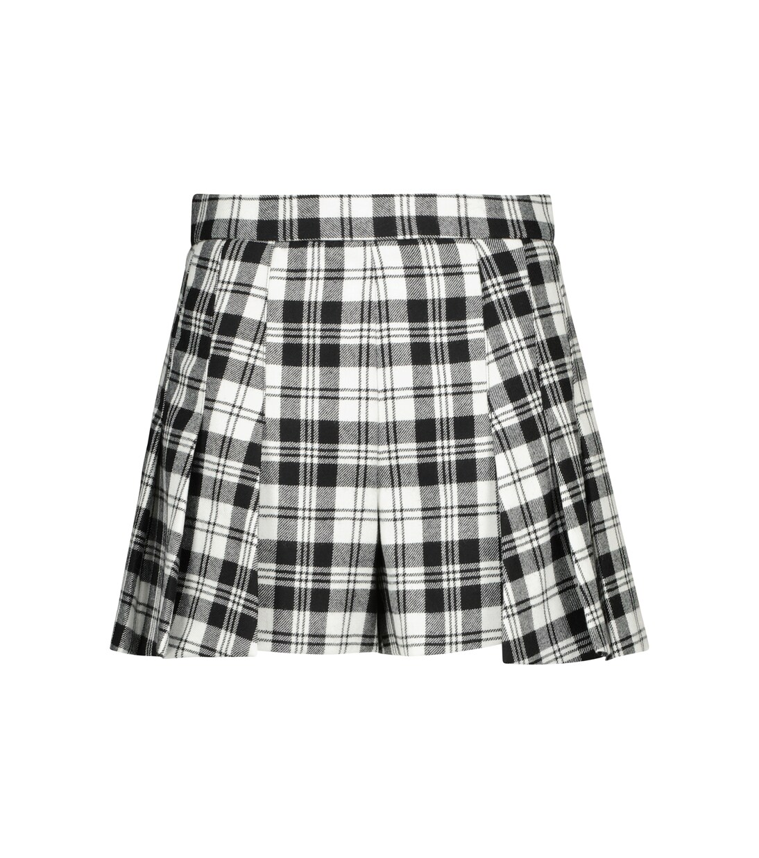 Checked wool shorts | REDValentino