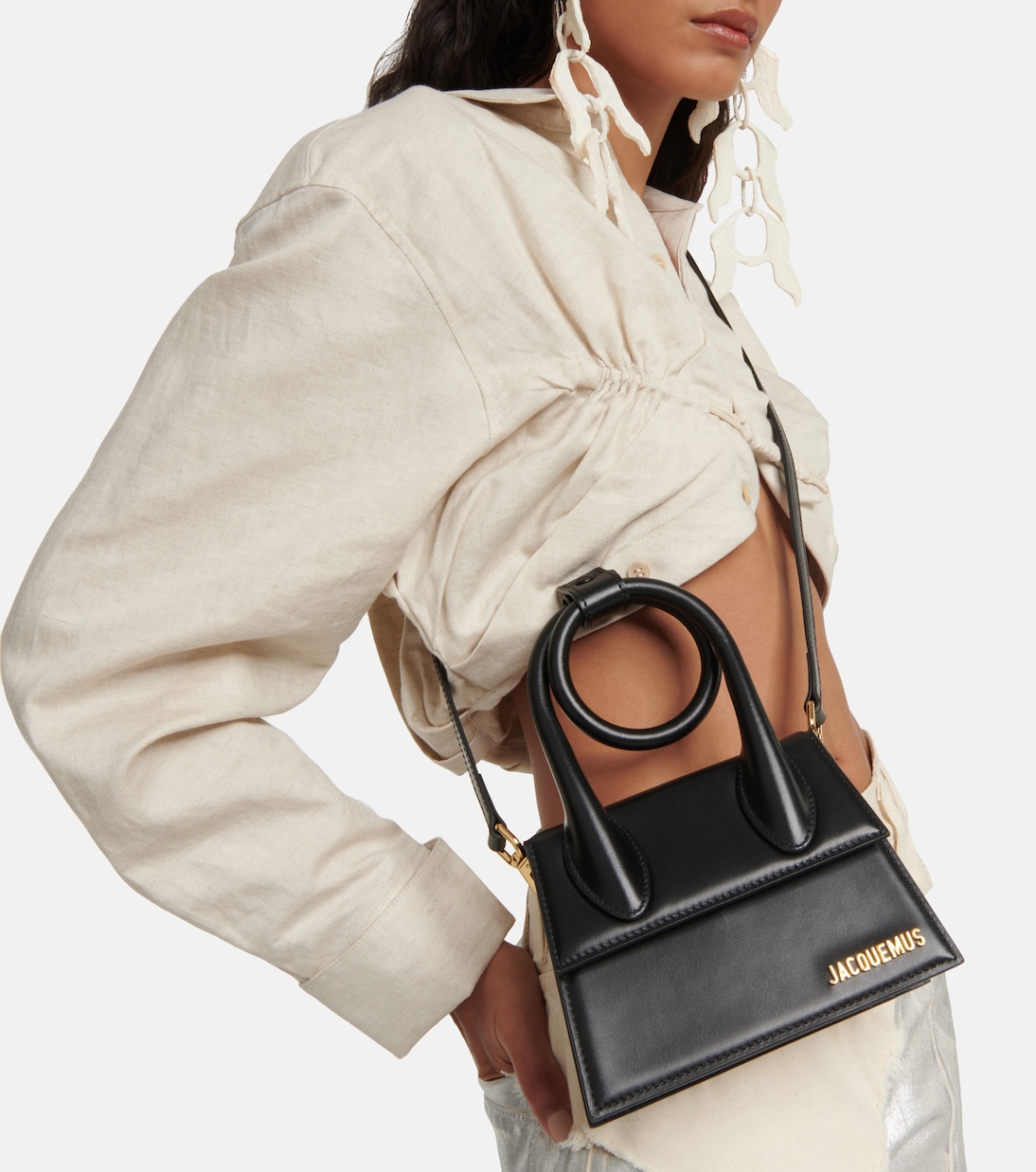 Jacquemus le chiquito noeud tote bag deals