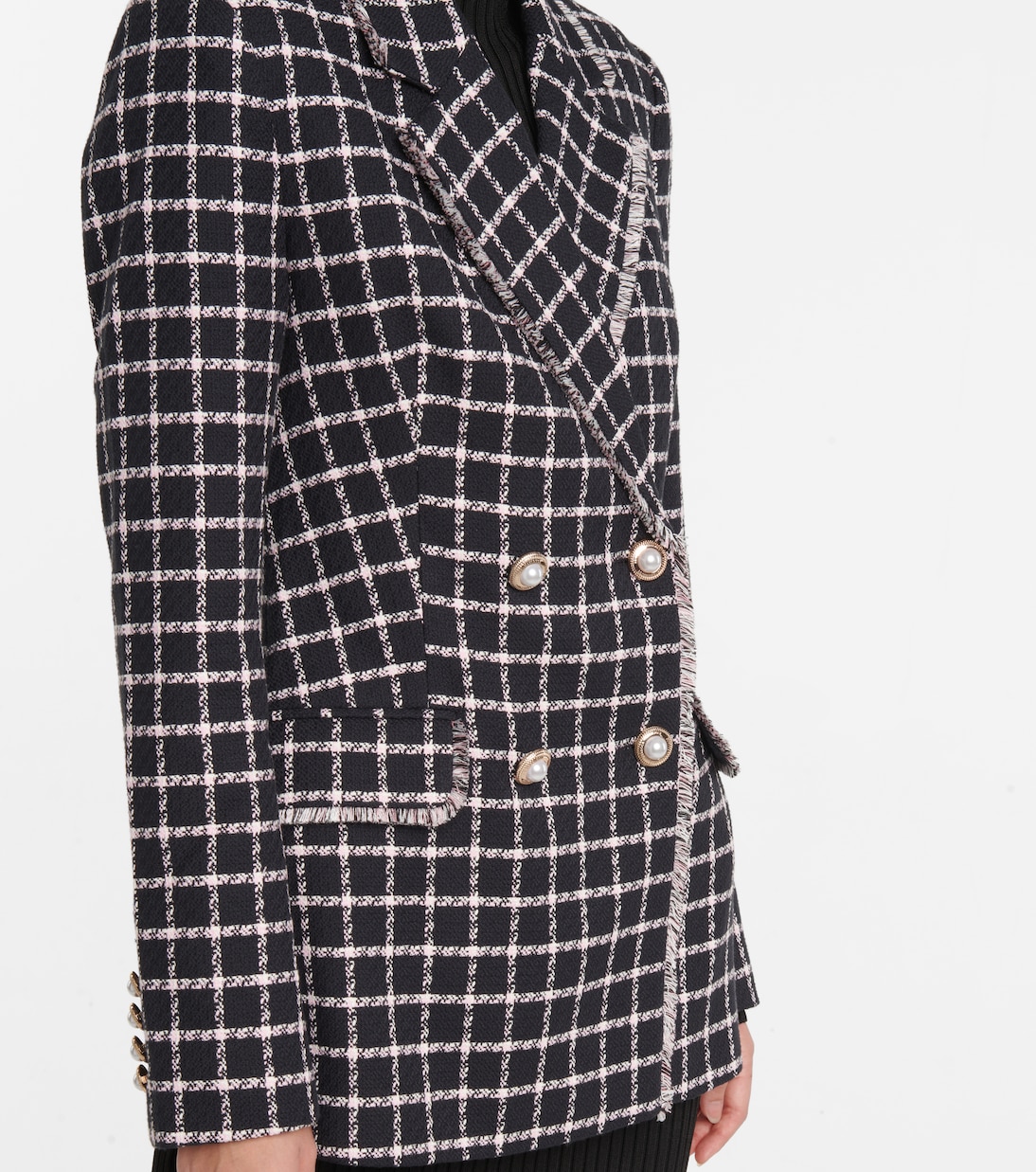 Cory checked cotton-blend blazer | Rebecca Vallance
