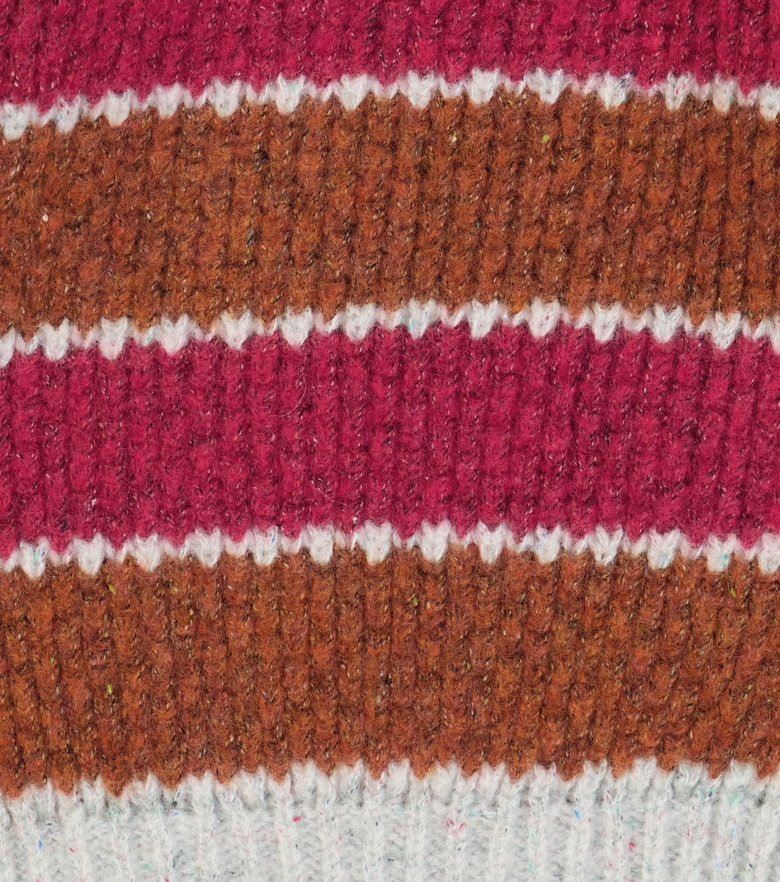 Striped wool-blend knit sweater | Paade Mode