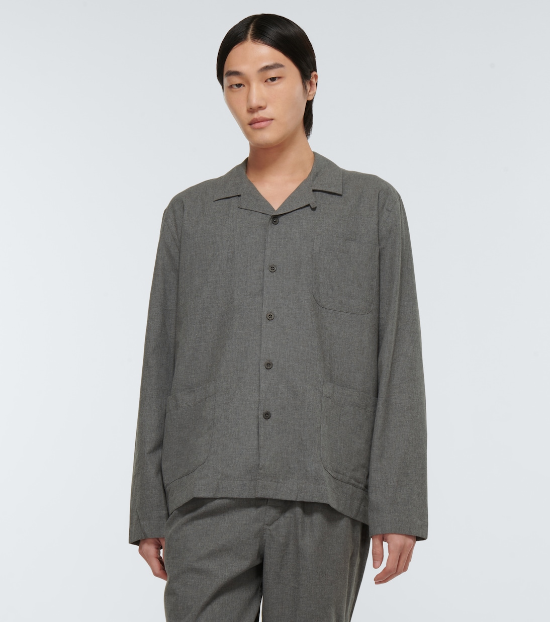 Camicia del pigiama in cotone | Sunspel