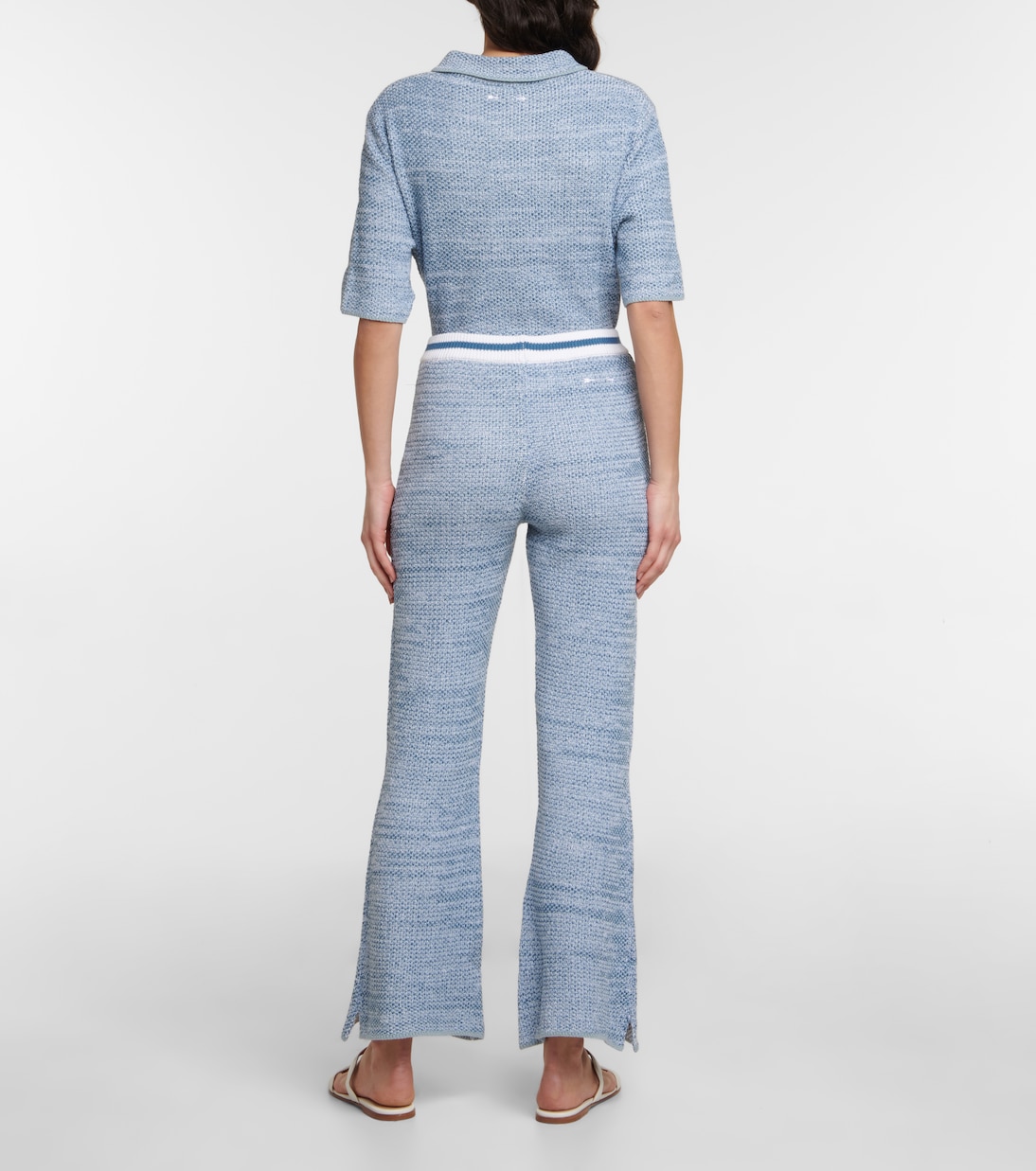 Pantalones Flared Azzurra Knit Venus | The Upside