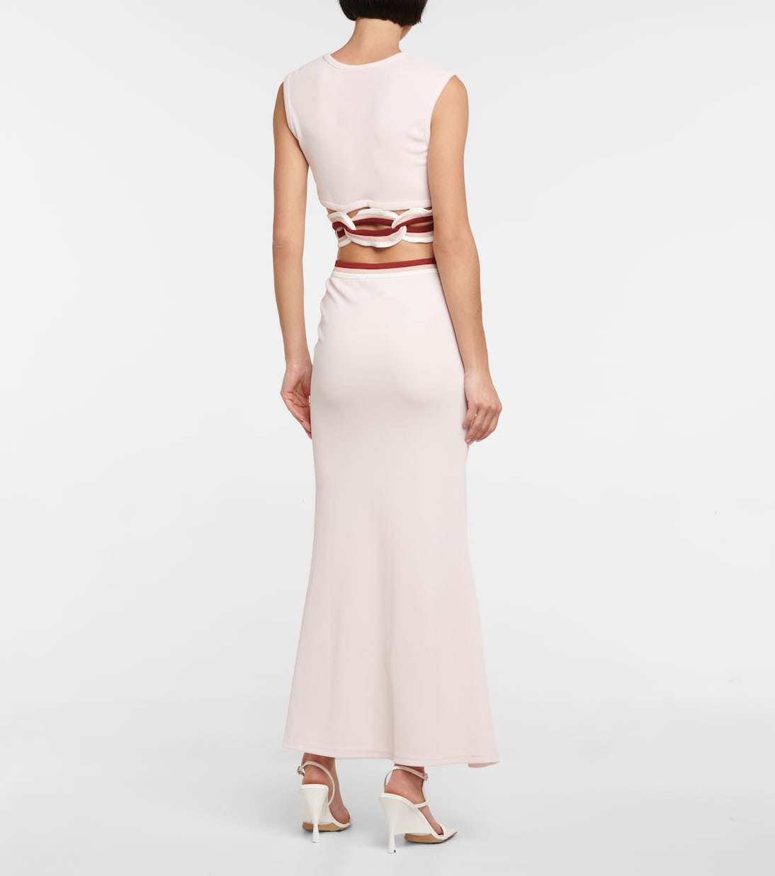 Low-rise cutout maxi skirt | Christopher Esber