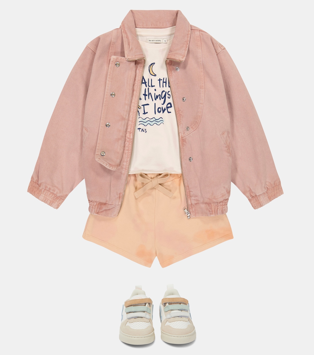 Hugo tie-dye cotton fleece shorts | The New Society