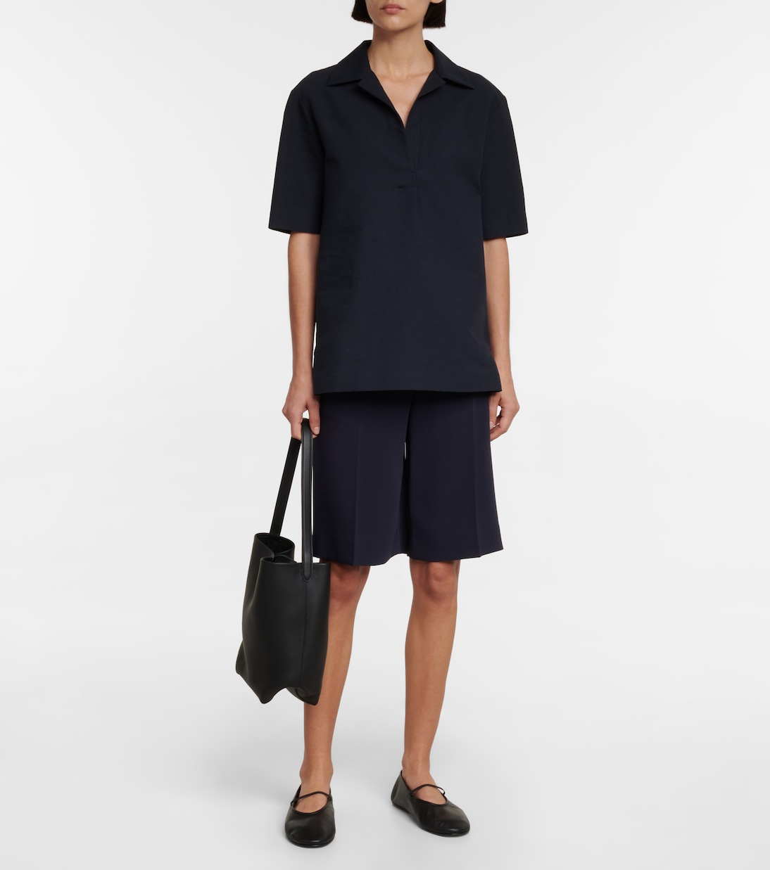 Leather ballet flats | The Row