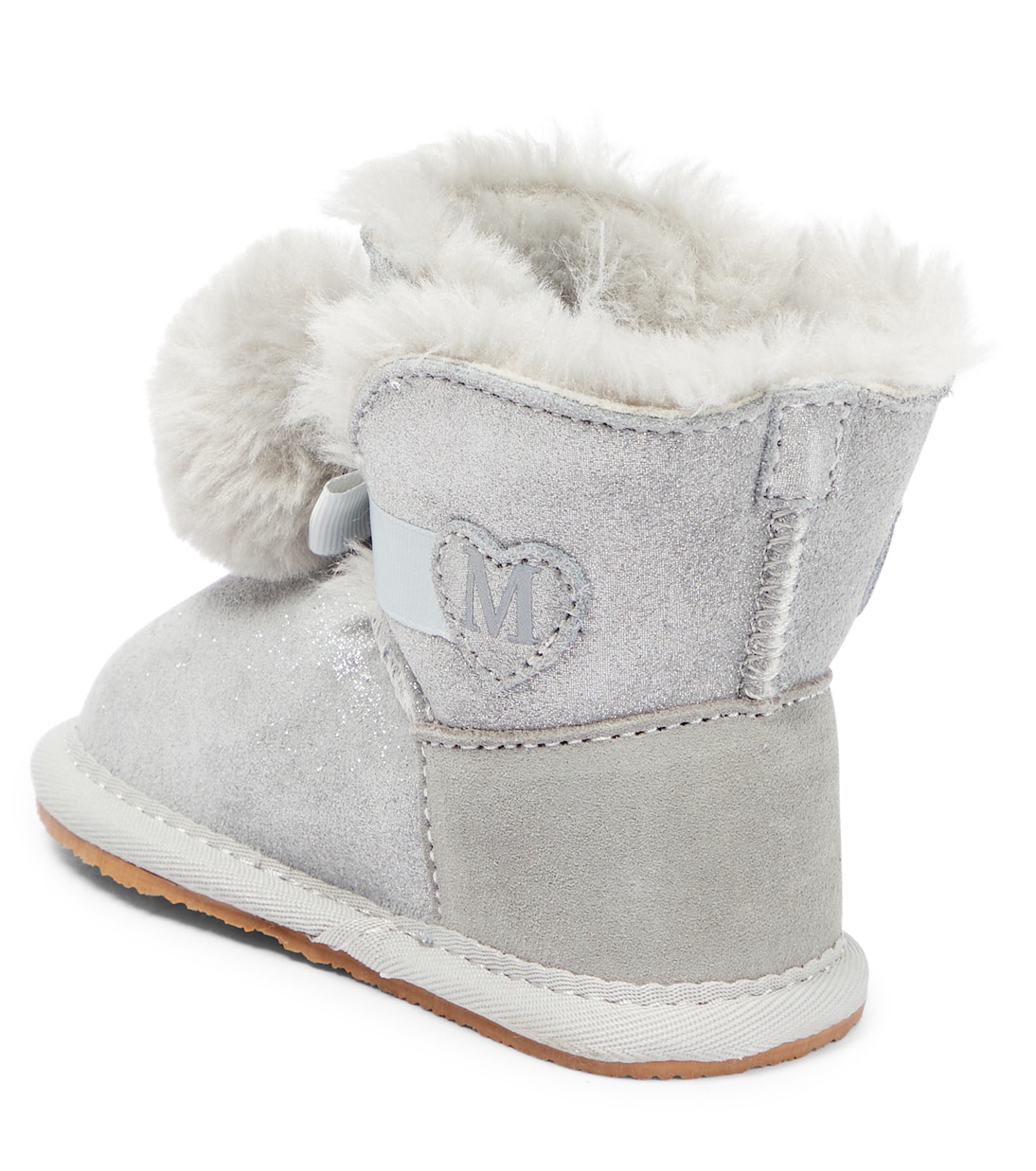 Bebé - botas de ante con pelo sintético | Monnalisa