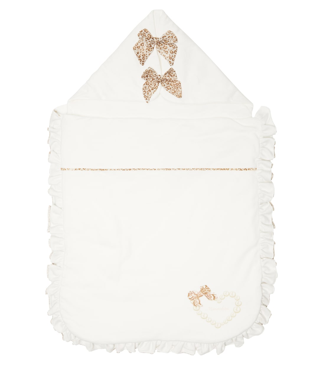Baby - Sacco nanna in cotone con ruches | Monnalisa