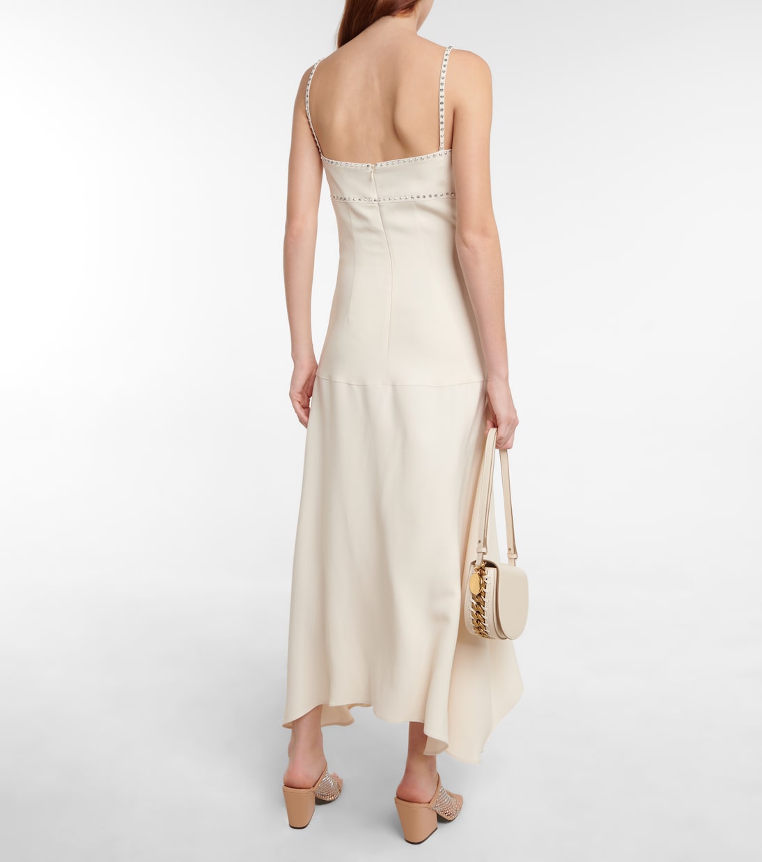 Stud-embellished midi dress | Stella McCartney