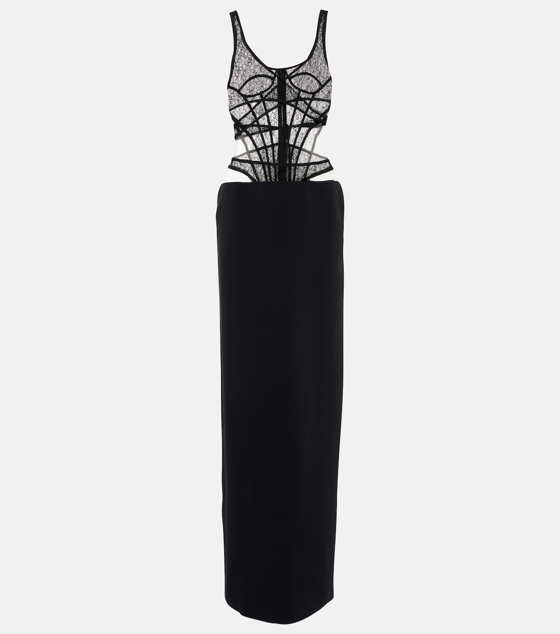 Lace corset gown | David Koma