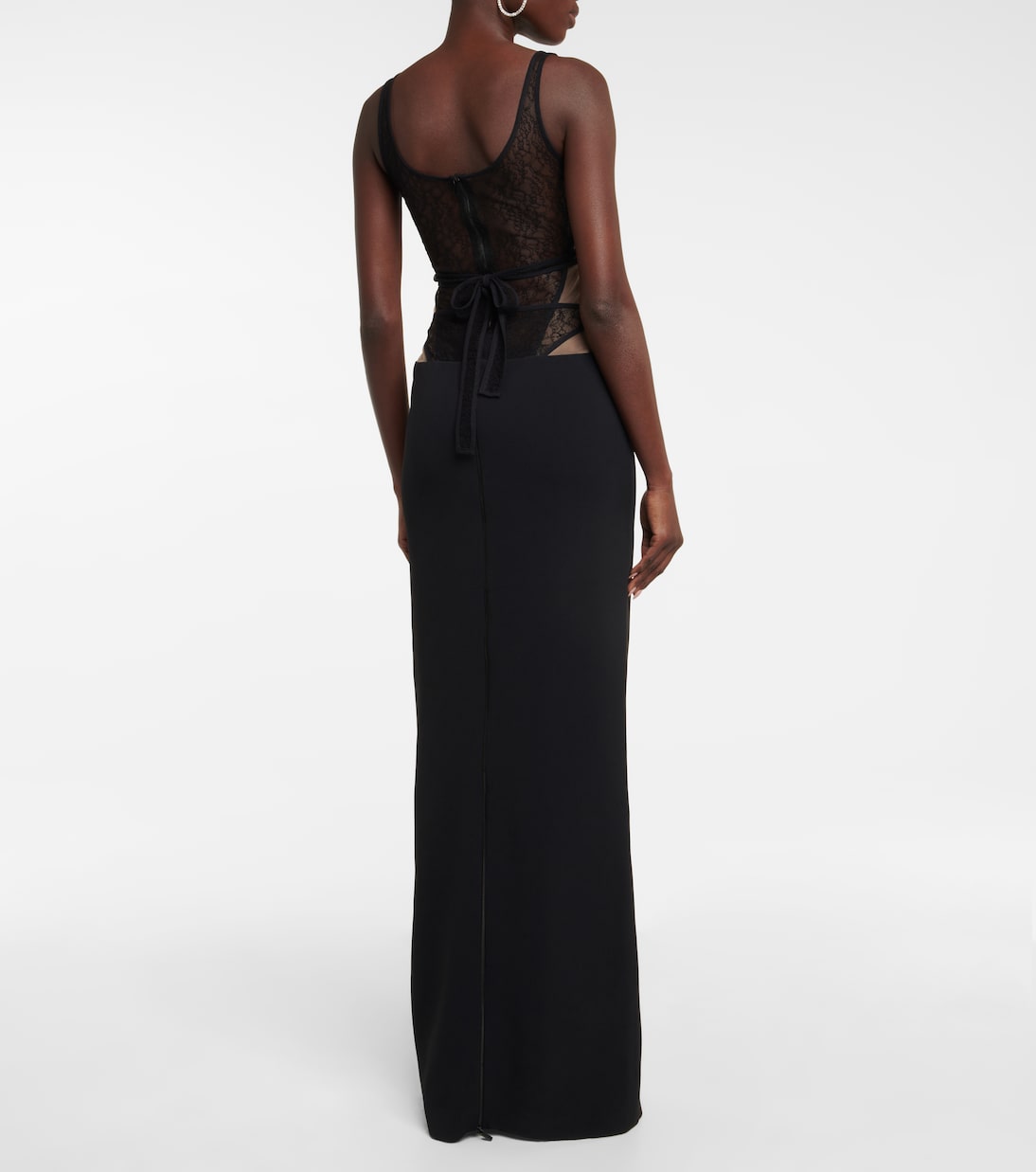 Lace corset gown | David Koma