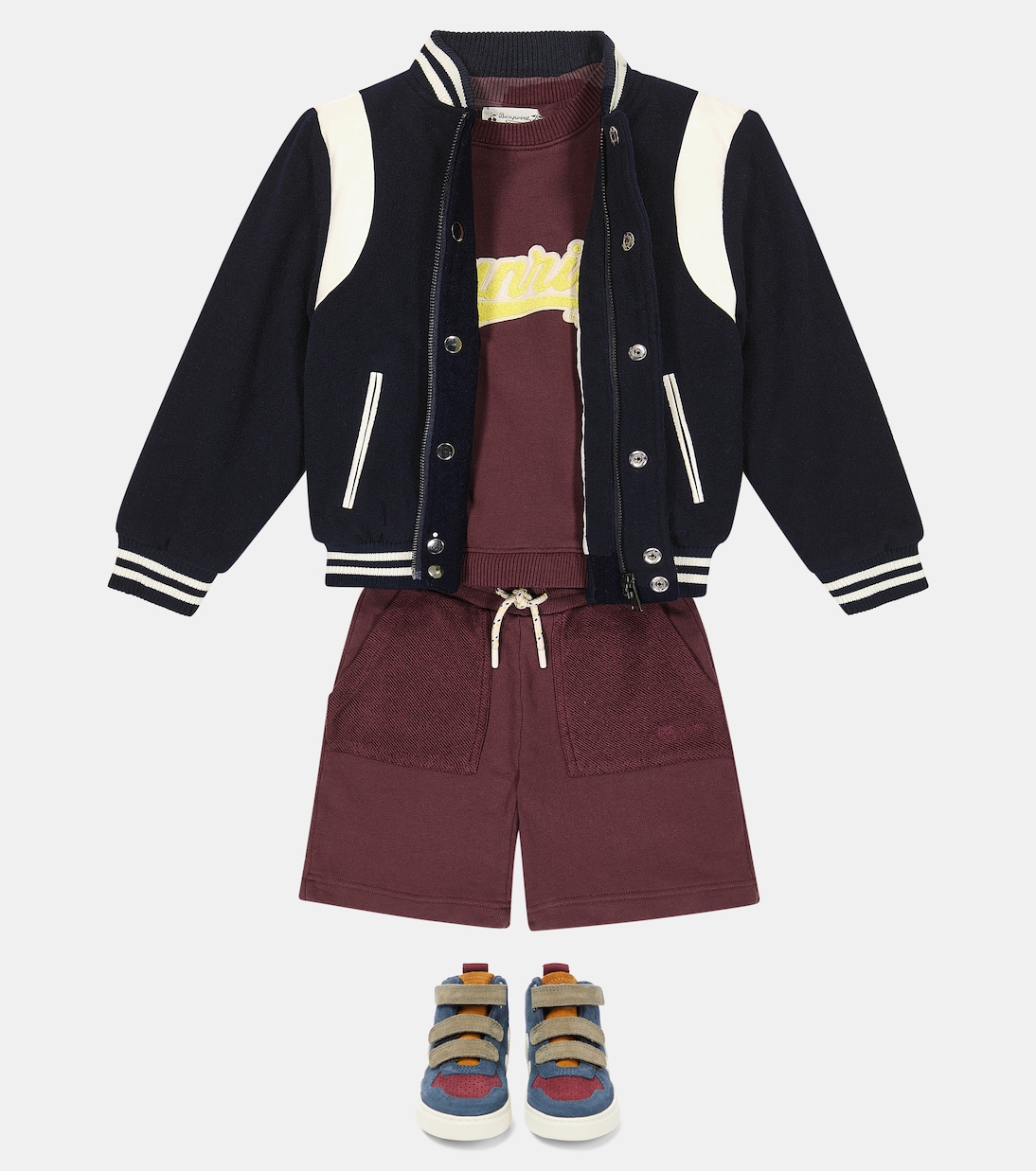 Tonino embroidered cotton sweatshirt | Bonpoint