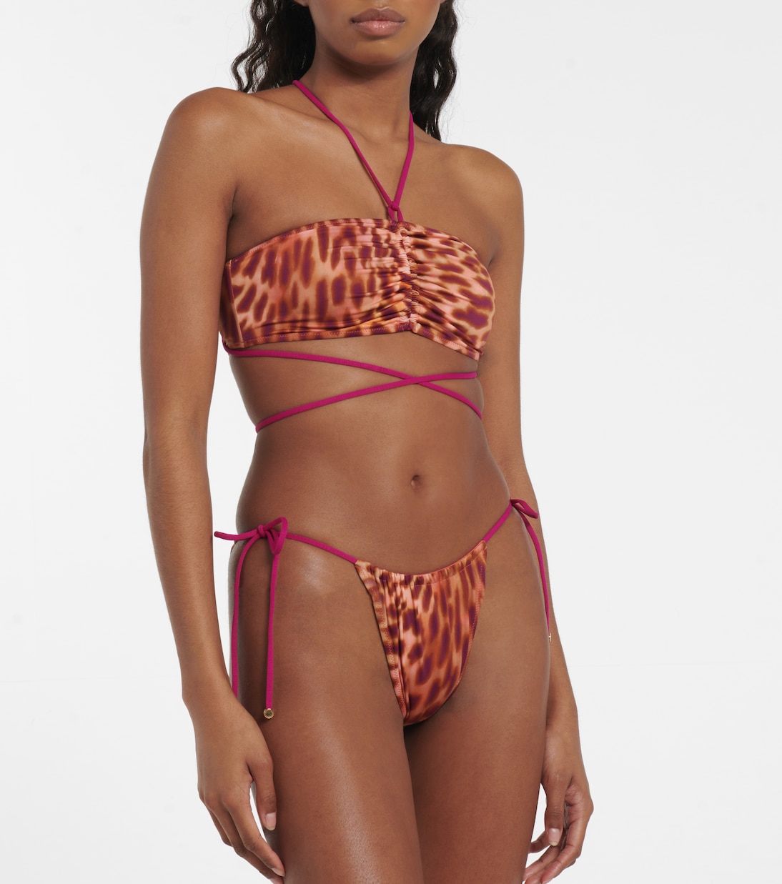 Leopard-print bikini bottoms | Stella McCartney