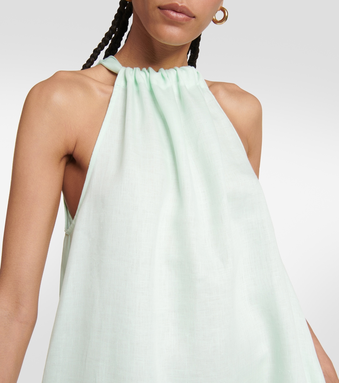 Maxikleid Ibiza aus Leinen | Asceno