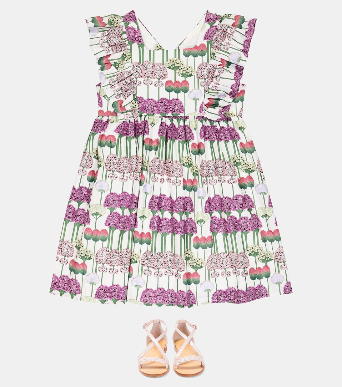 Vestido Cinta de algodón floral | La Coqueta