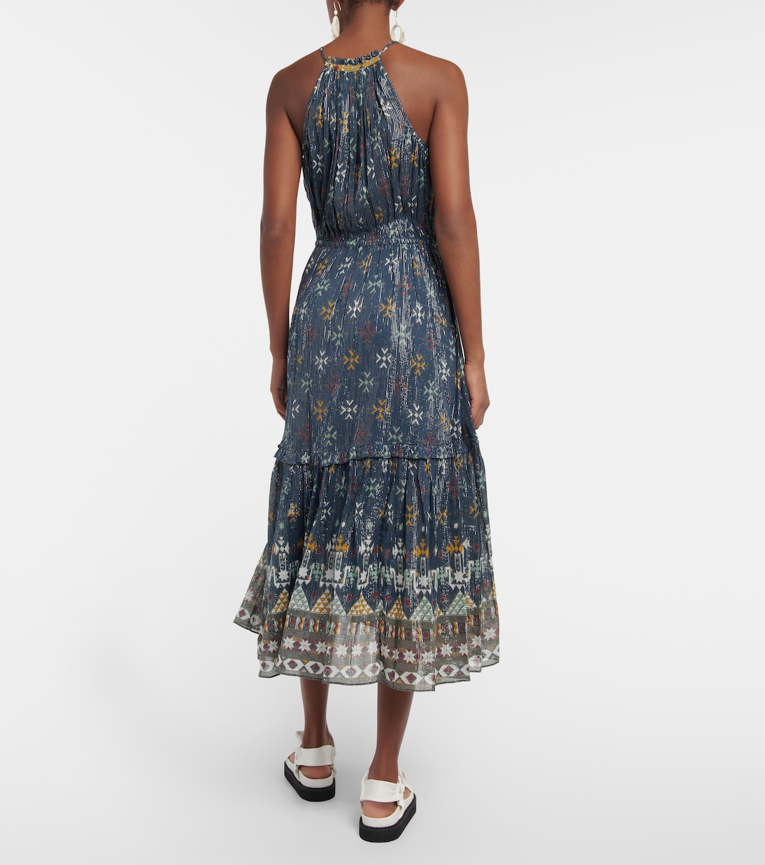 Bedrucktes Midikleid Kabelino aus Baumwolle | Marant Etoile