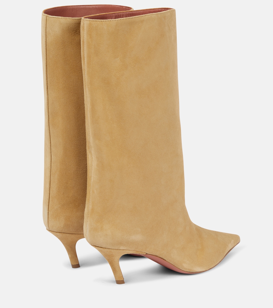 Botas altas Fiona 60 de ante | Amina Muaddi