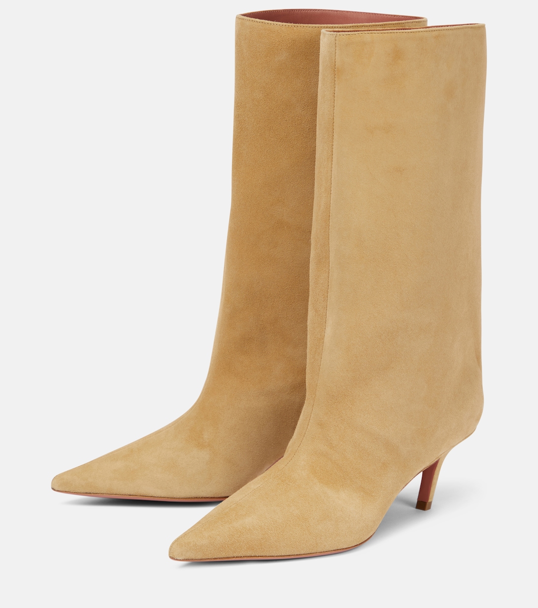 Botas altas Fiona 60 de ante | Amina Muaddi