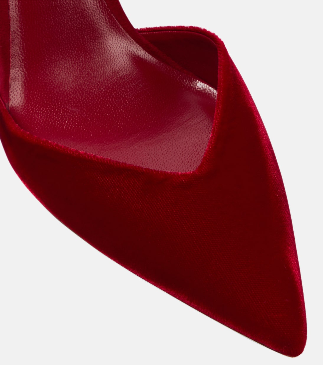Verzierte Mules Cleo 105 aus Samt | Rene Caovilla