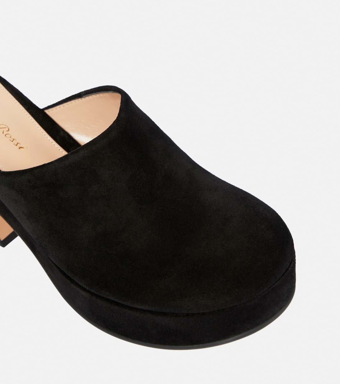 Lyss suede platform clogs | Gianvito Rossi