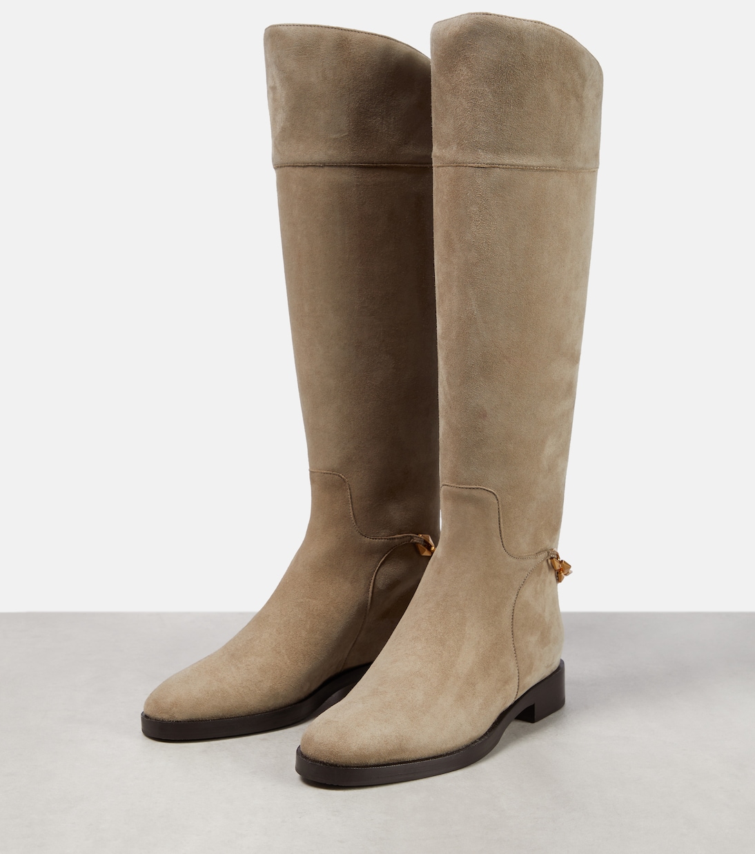 Nell suede knee-high boots | Jimmy Choo