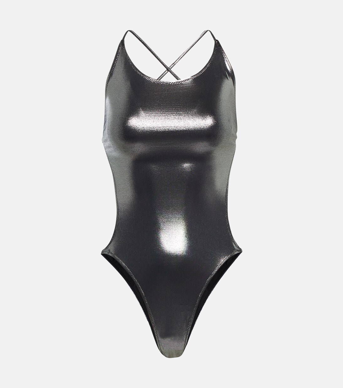Silver metallic bathing suit outlet