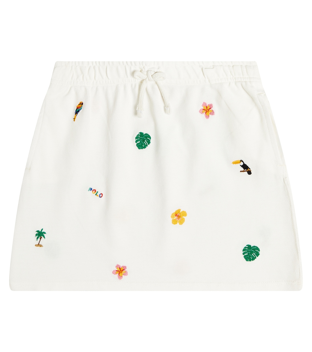Gonna in cotone con ricamo | Polo Ralph Lauren Kids