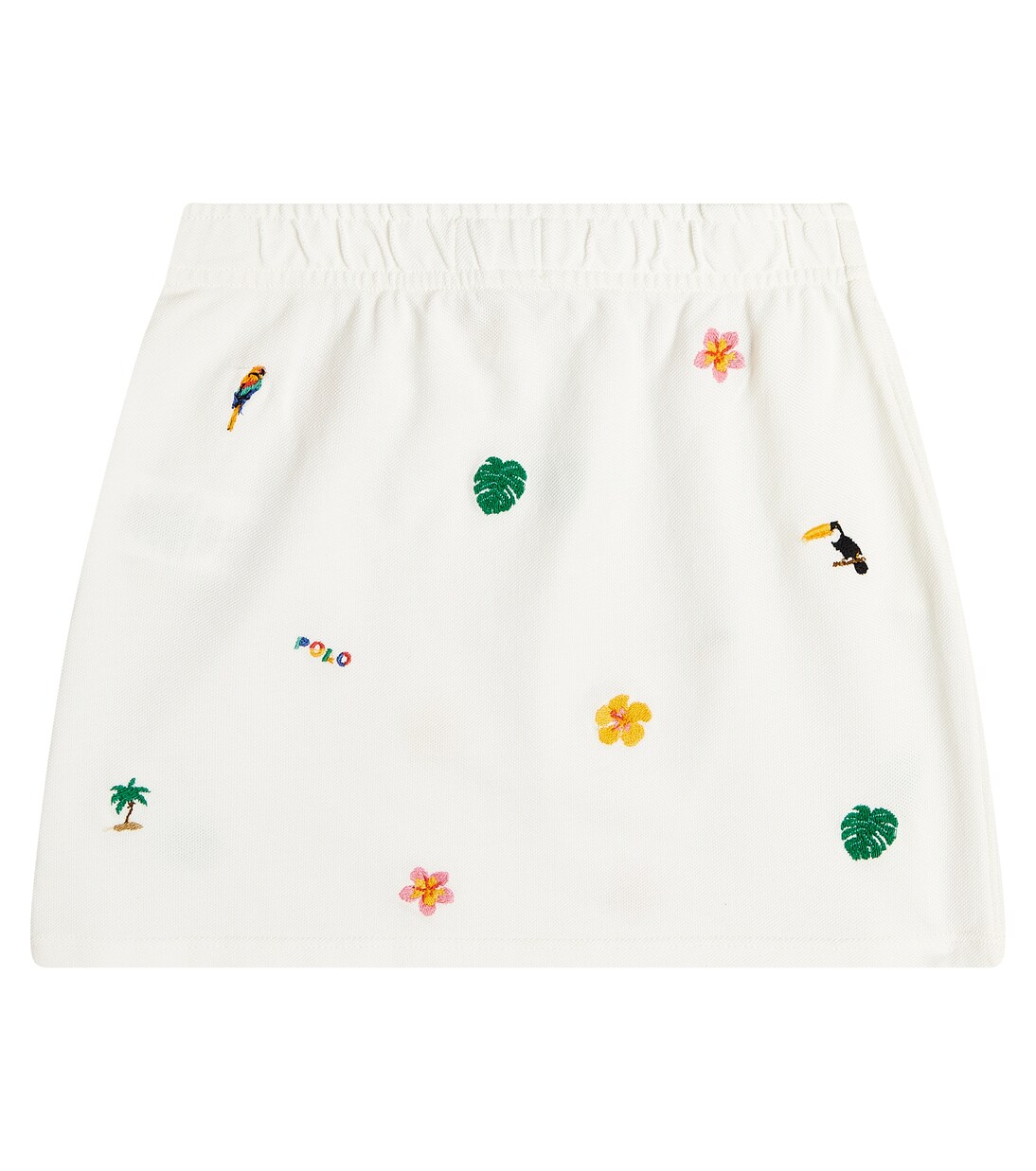 Gonna in cotone con ricamo | Polo Ralph Lauren Kids