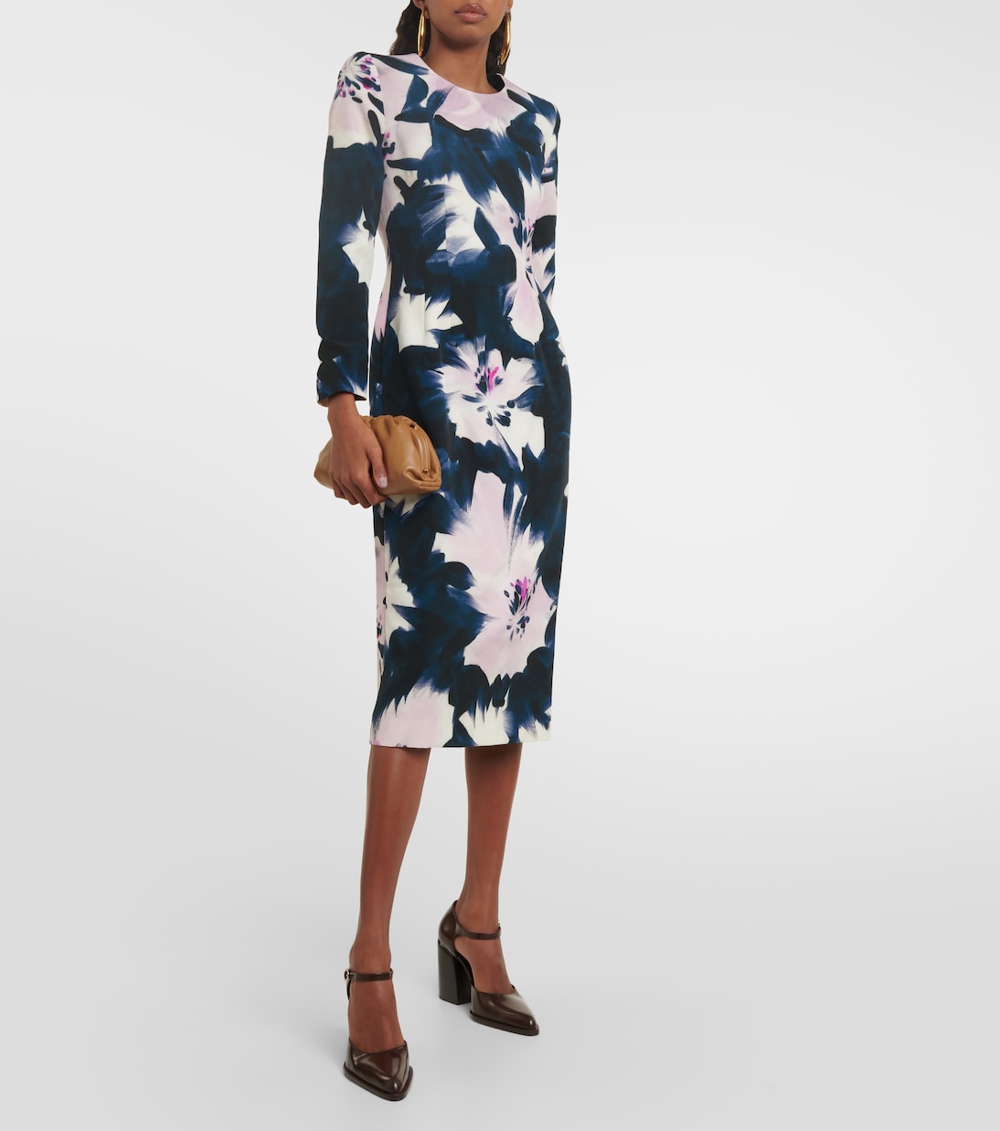 Printed jersey midi dress  | Dries Van Noten