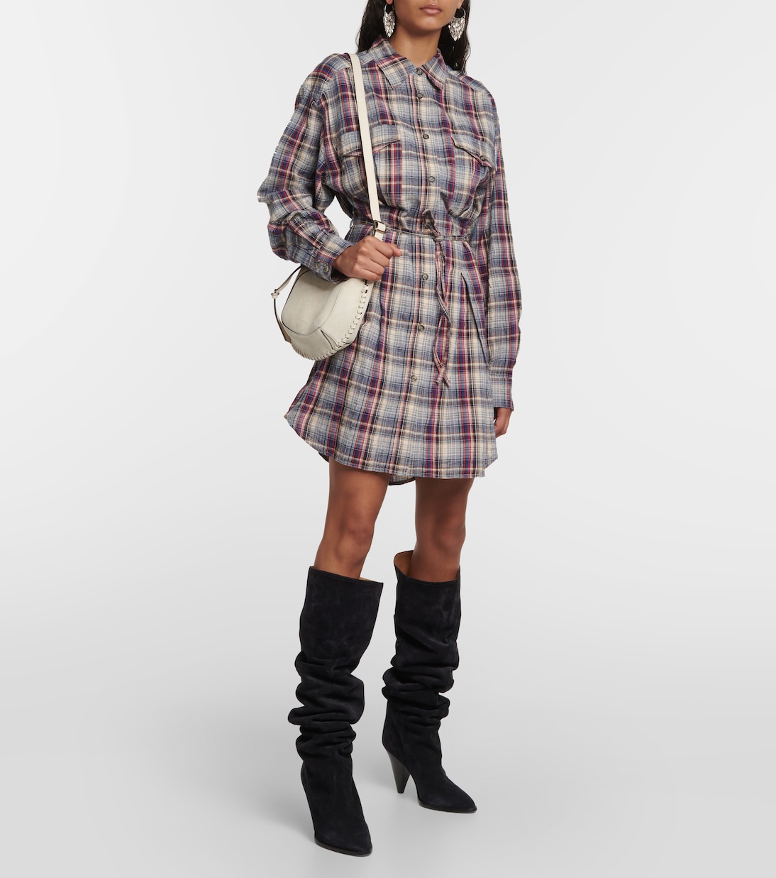 Liliane checked flannel minidress | Marant Etoile