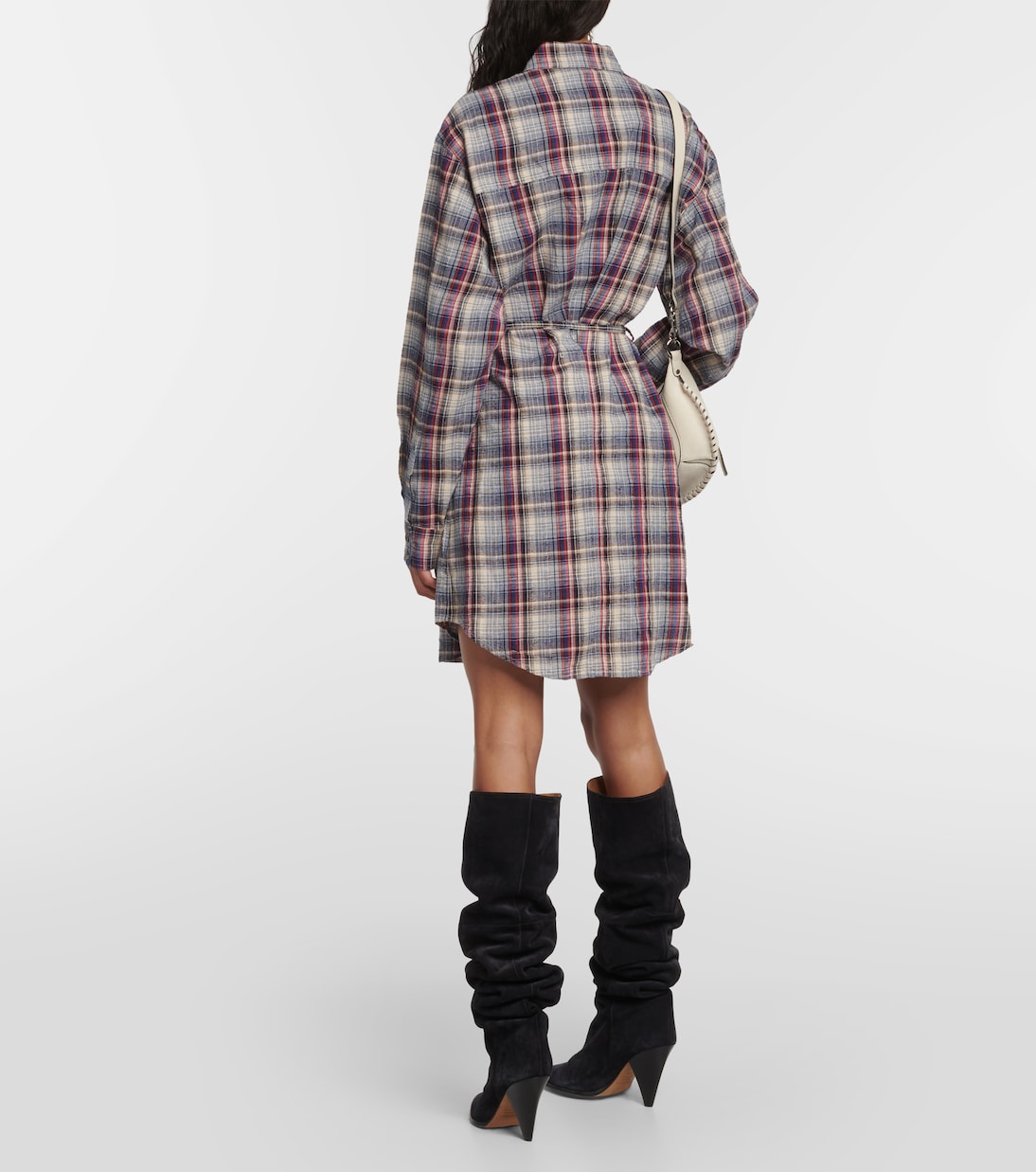 Liliane checked flannel minidress | Marant Etoile