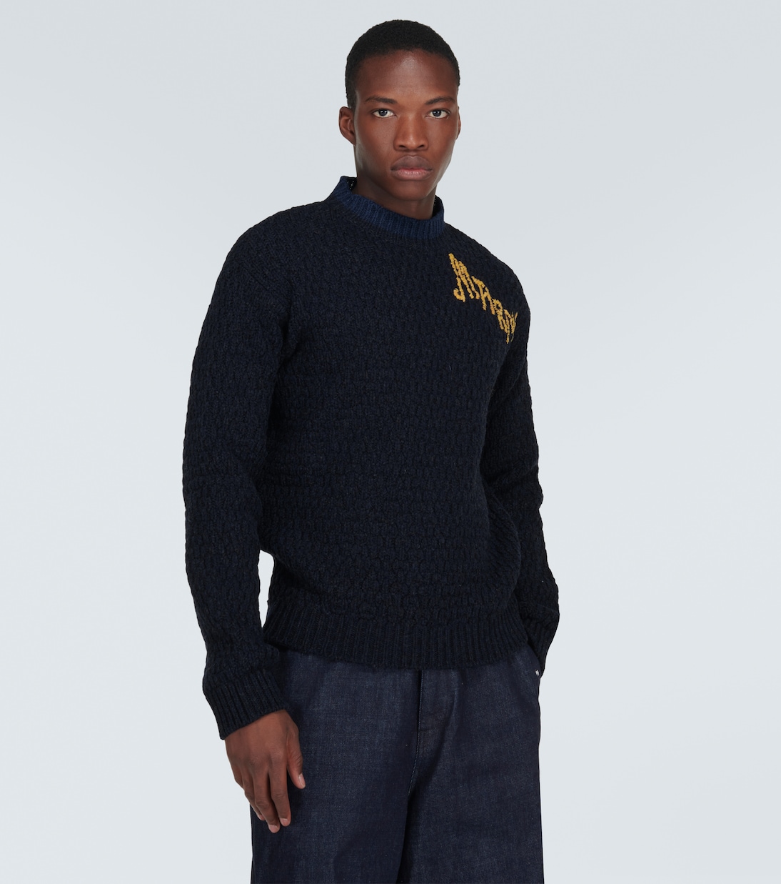 Pull en laine vierge à logo | Marni