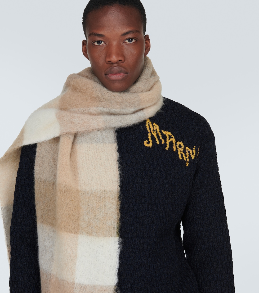Pull en laine vierge à logo | Marni