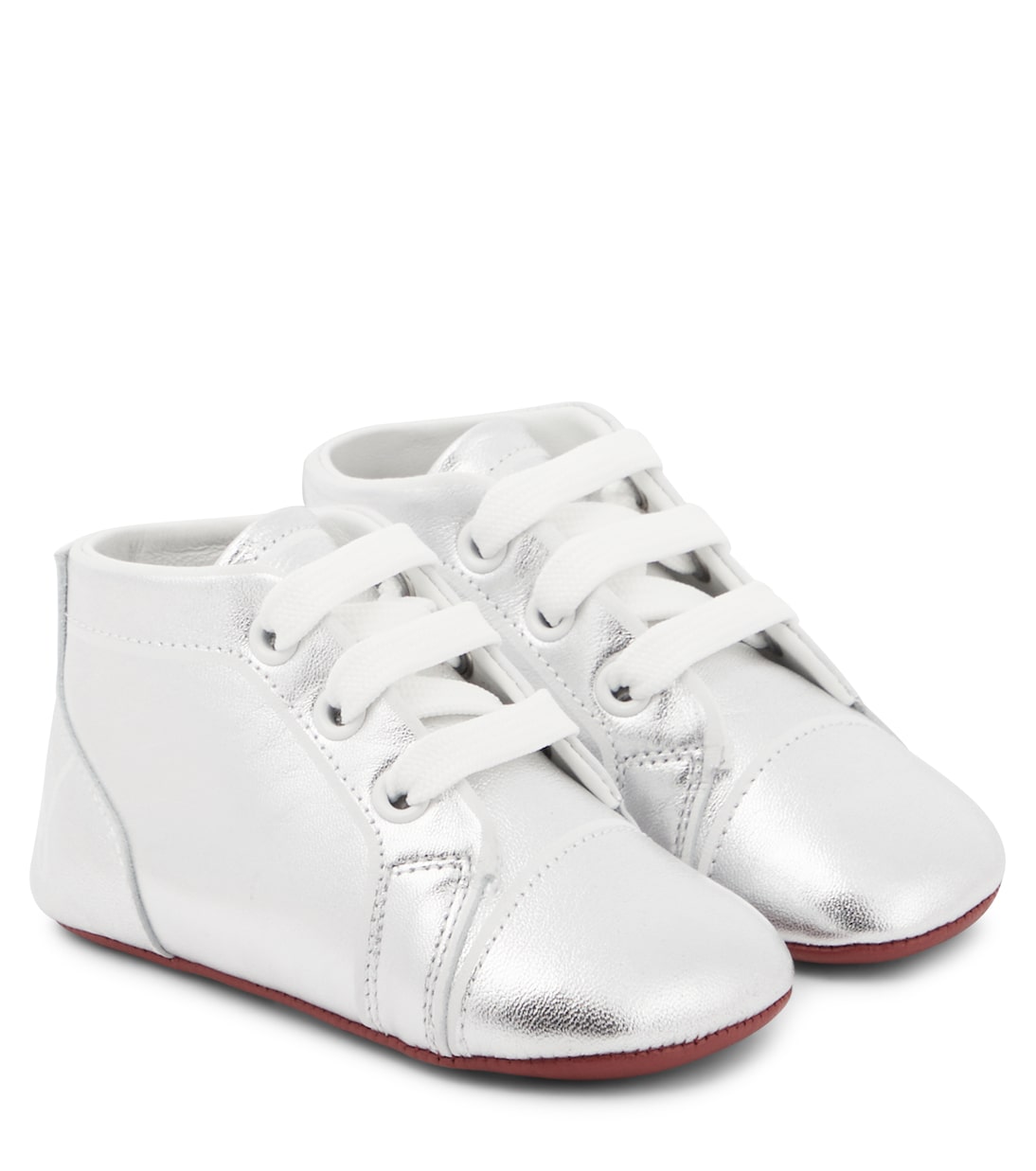 Baby - Sneakers in pelle metallizzata | Christian Louboutin Kids