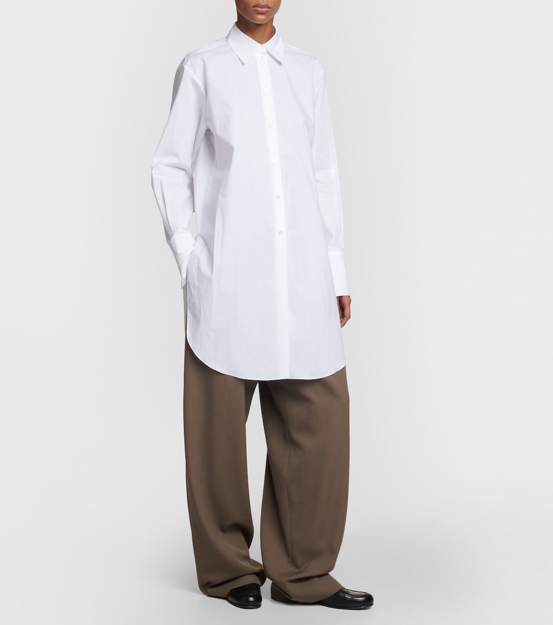 Camicia oversize Astrea in popeline | The Row