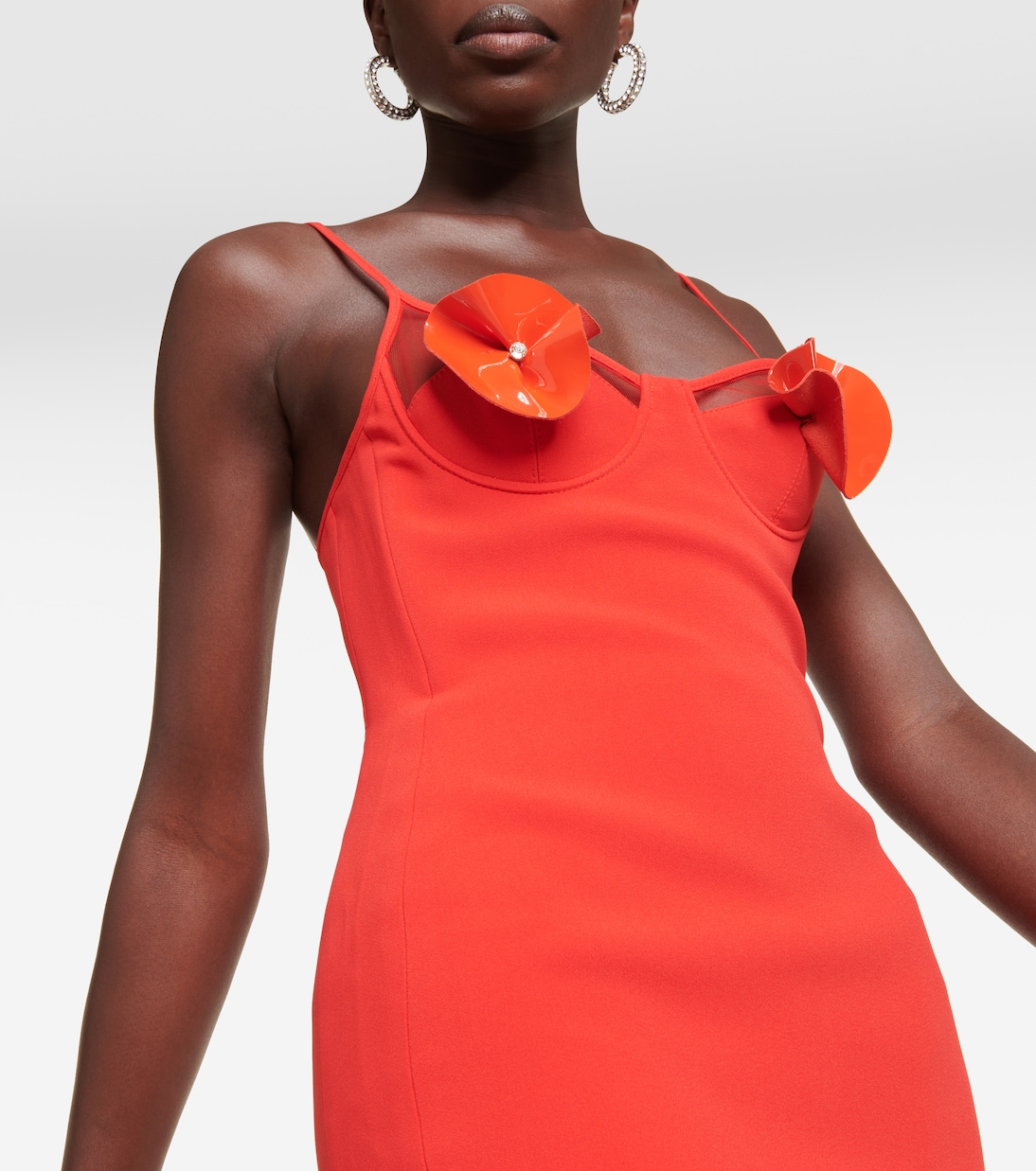 Floral-appliqué minidress | David Koma