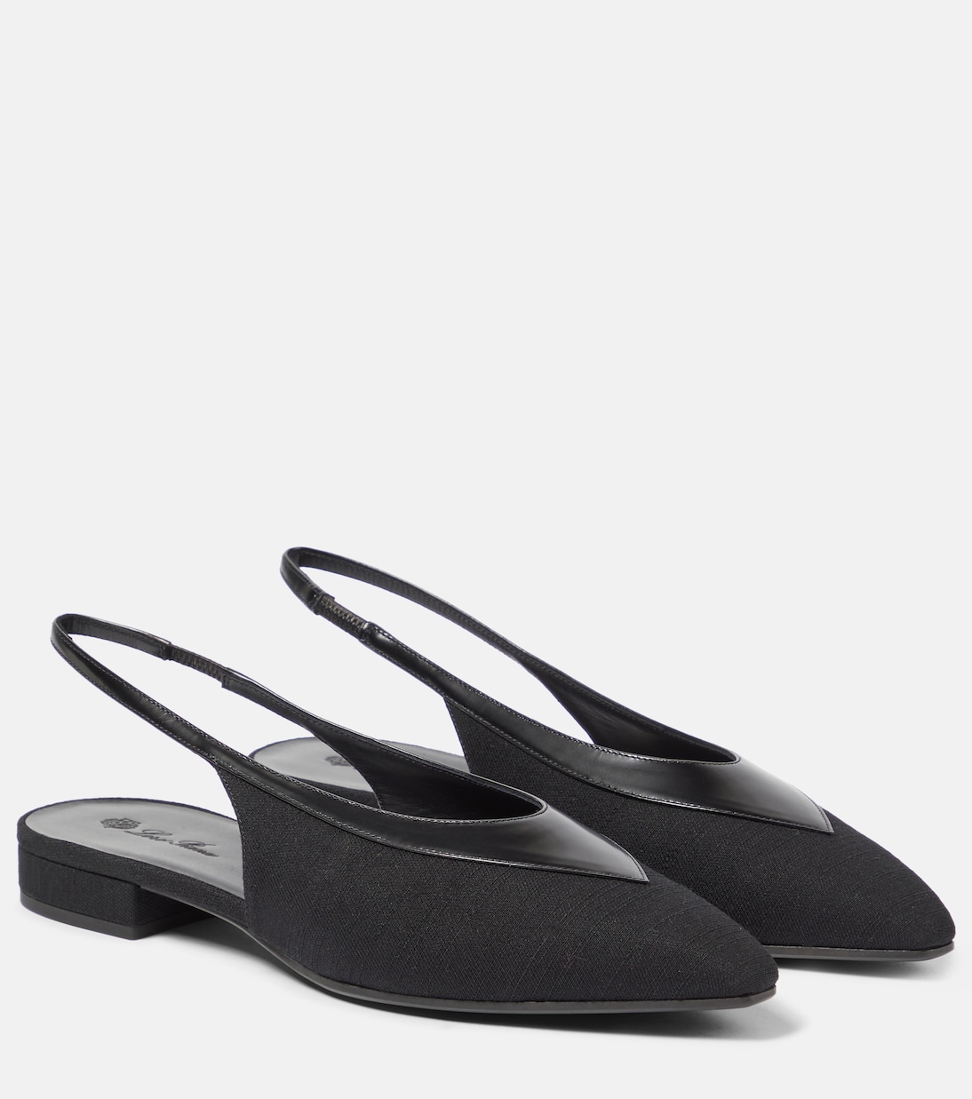Slingback-Ballerinas Rebecca mit Leder | Loro Piana