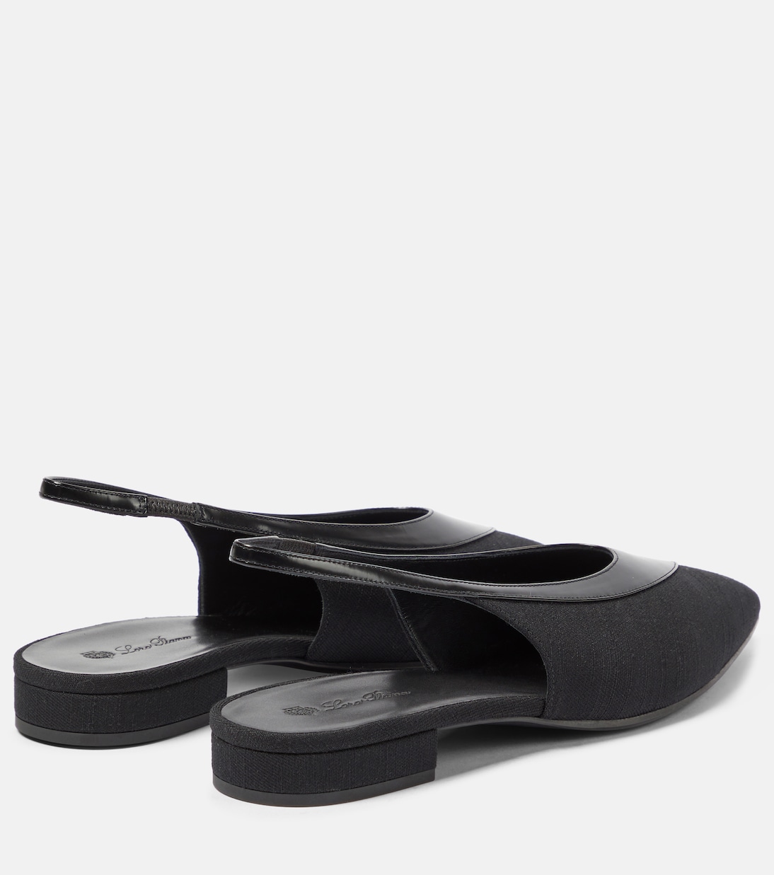 Slingback-Ballerinas Rebecca mit Leder | Loro Piana