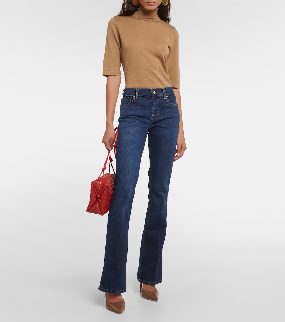 Mid-Rise Bootcut Jeans | 7 For All Mankind