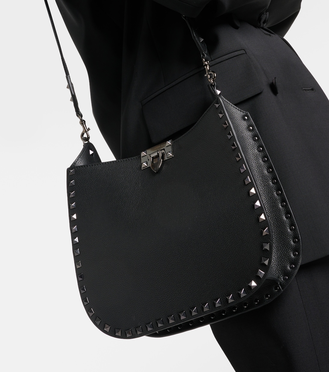 Schultertasche Rockstud aus Leder | Valentino Garavani