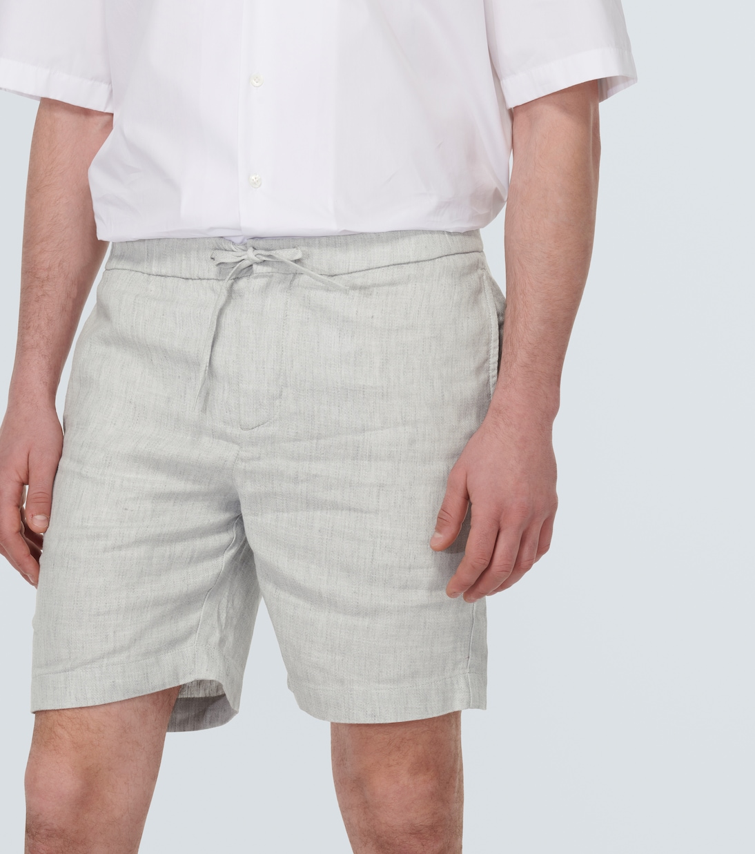 Felipe linen and cotton shorts | Frescobol Carioca