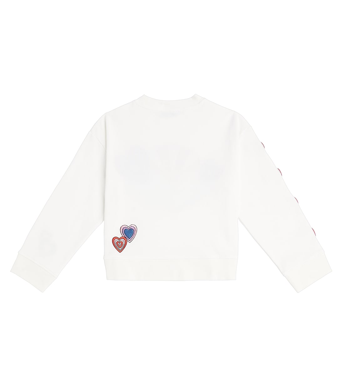 Patch-appliqué cotton jersey sweatshirt | Stella McCartney Kids