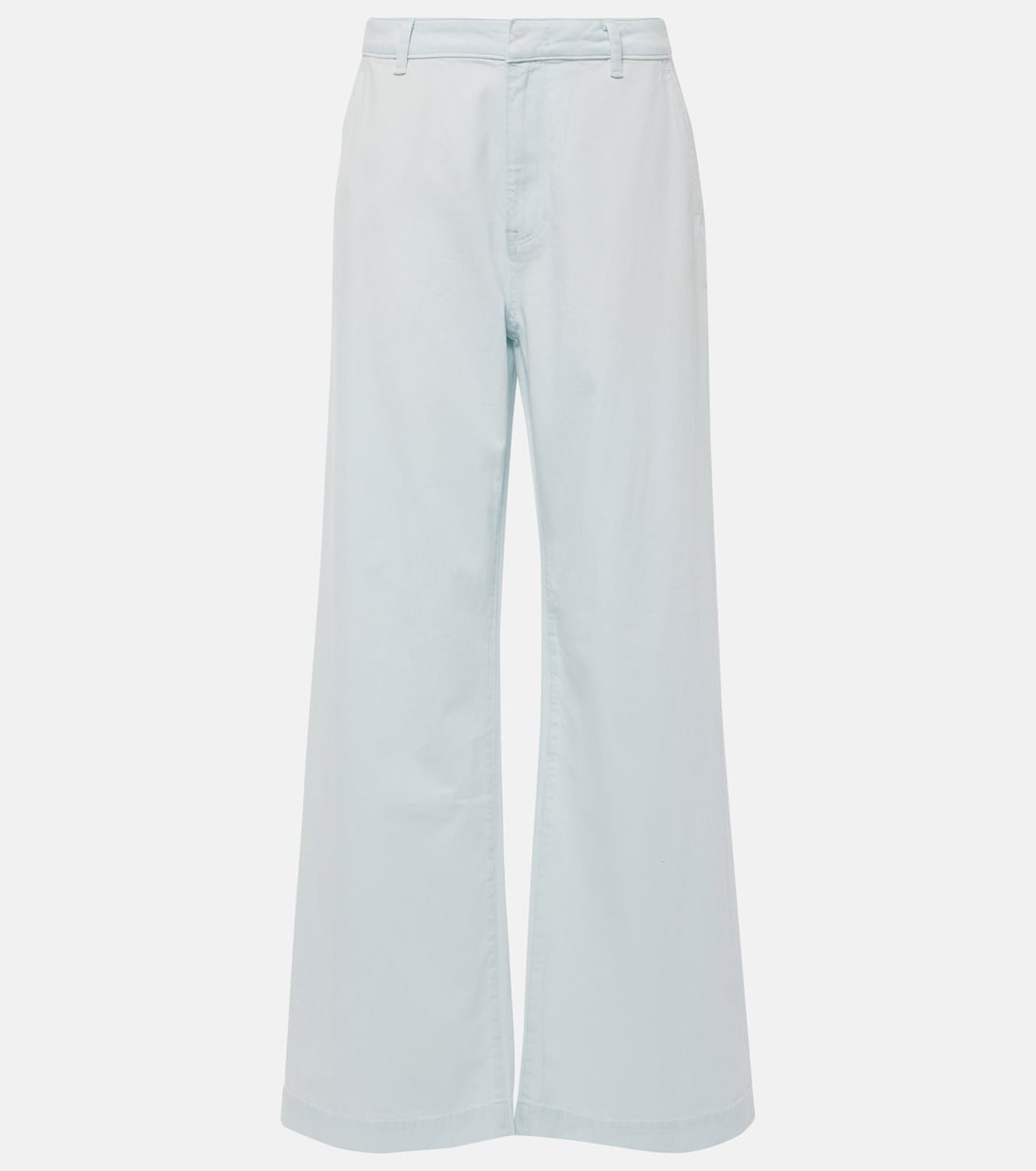 Pantalones anchos de sarga de algodón | Vince