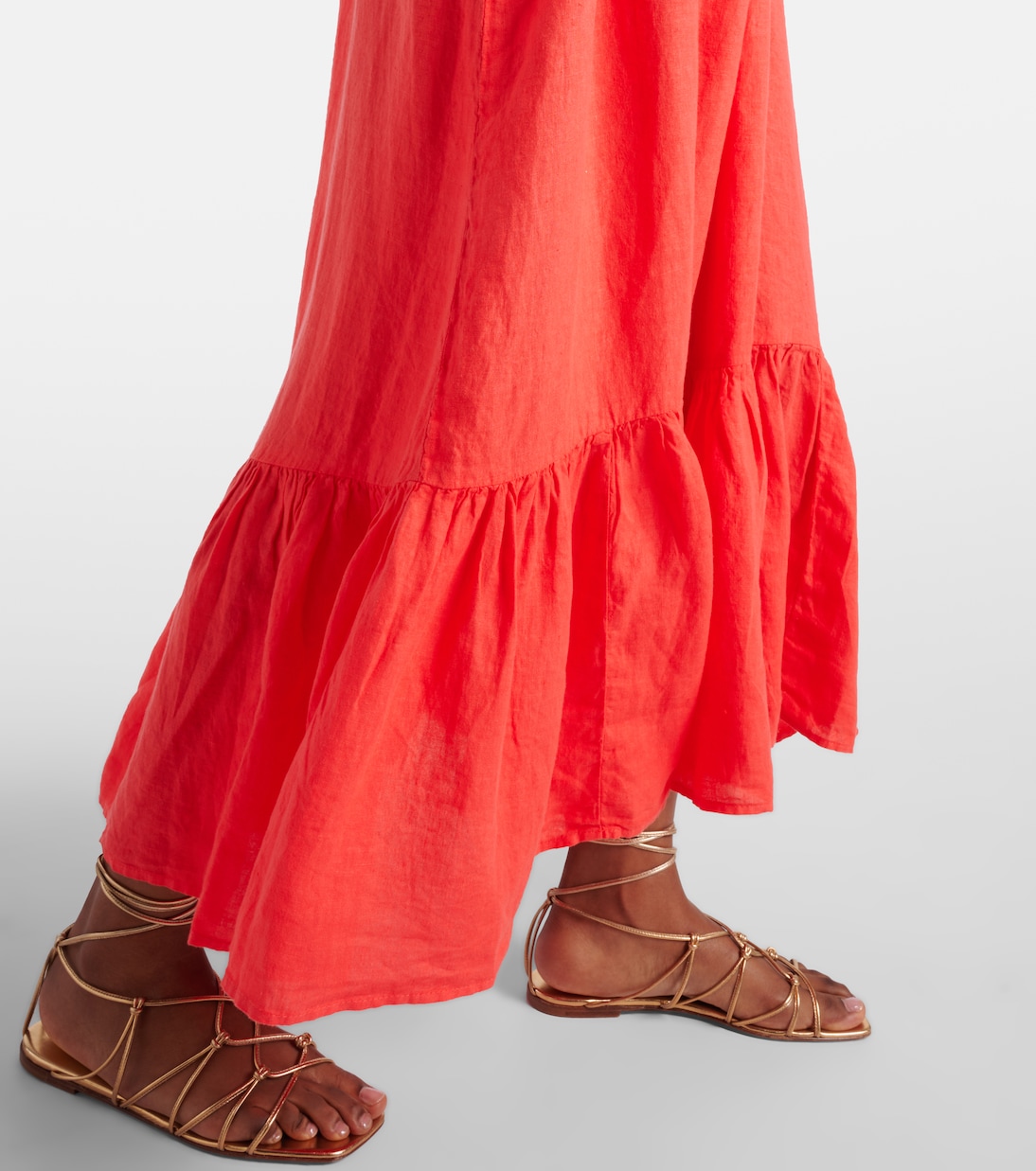 Abito lungo in lino | Velvet