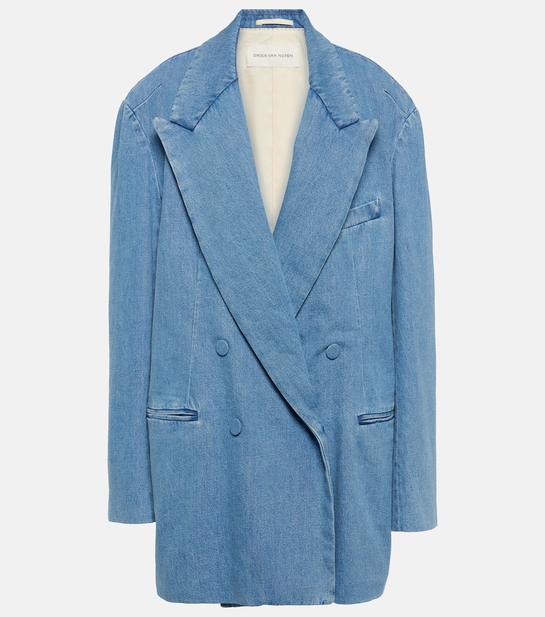 Blazer oversize di jeans | Dries Van Noten